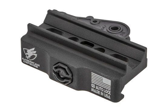 American Defense Mini ACOG Quick Detach mount features a titanium lever